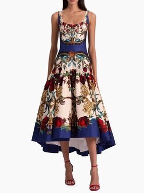 Alice + Olivia | Dresses | Haven Flared Midi Dress In Blush Kissvanilla |  Poshmark